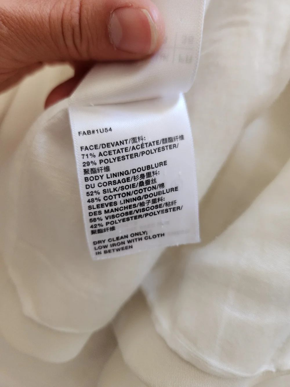 Lafayette 148 New York Ivory Tailored Blazer